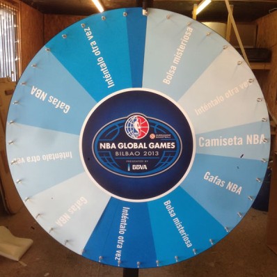 NBA Global Games Prize Wheel