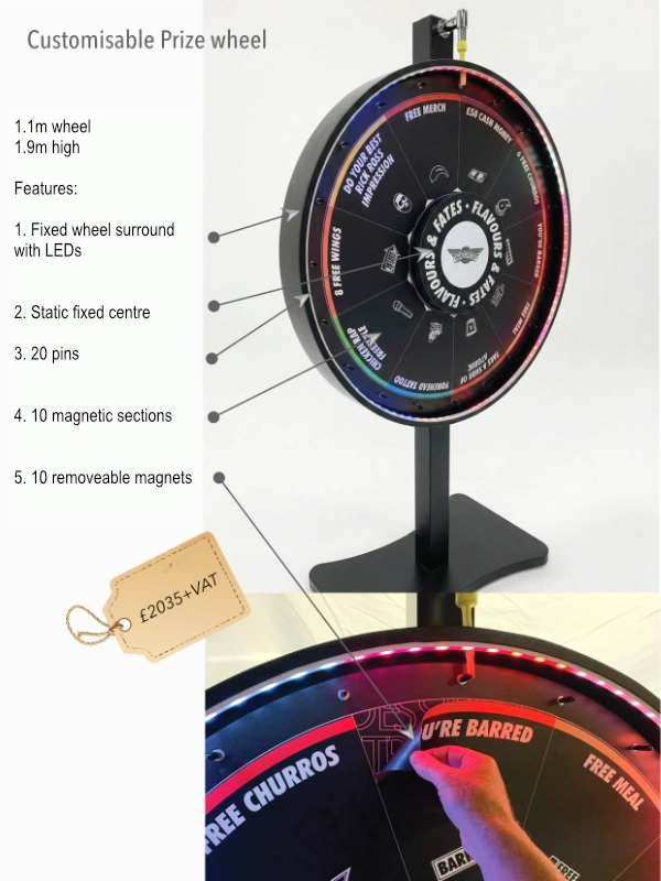 Custom Branded Prize Wheel 1