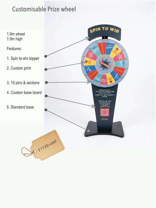 Custom Branded Prize Wheel 10