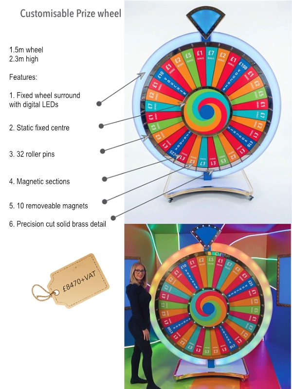 Custom Branded Prize Wheel 11