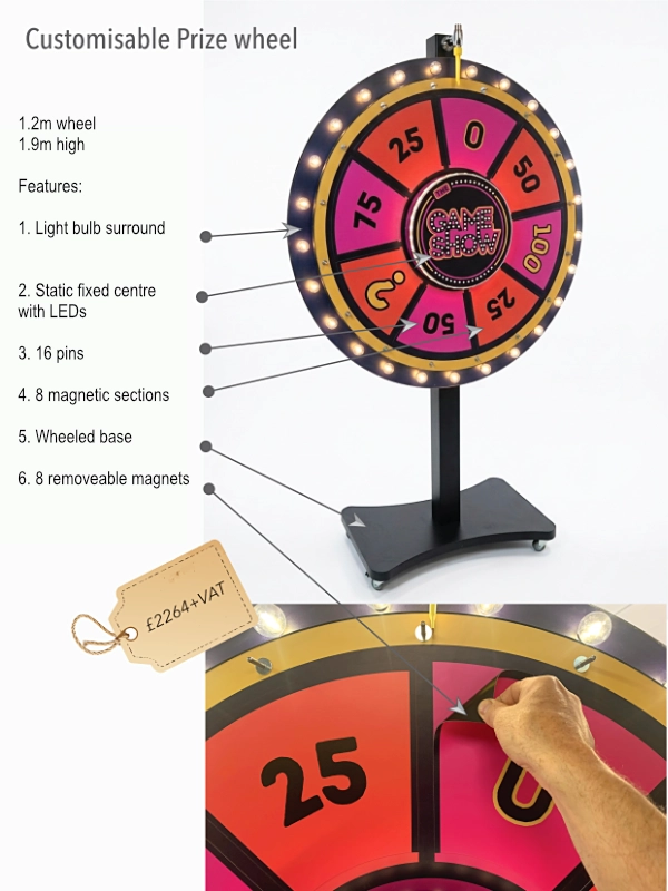 Custom Branded Prize Wheel 3