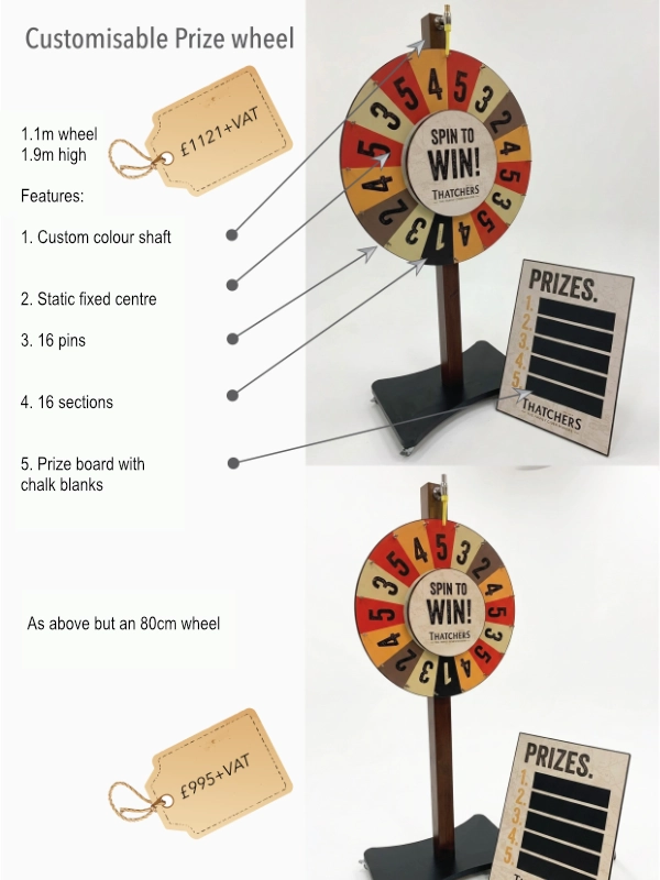 Custom Branded Prize Wheel 4