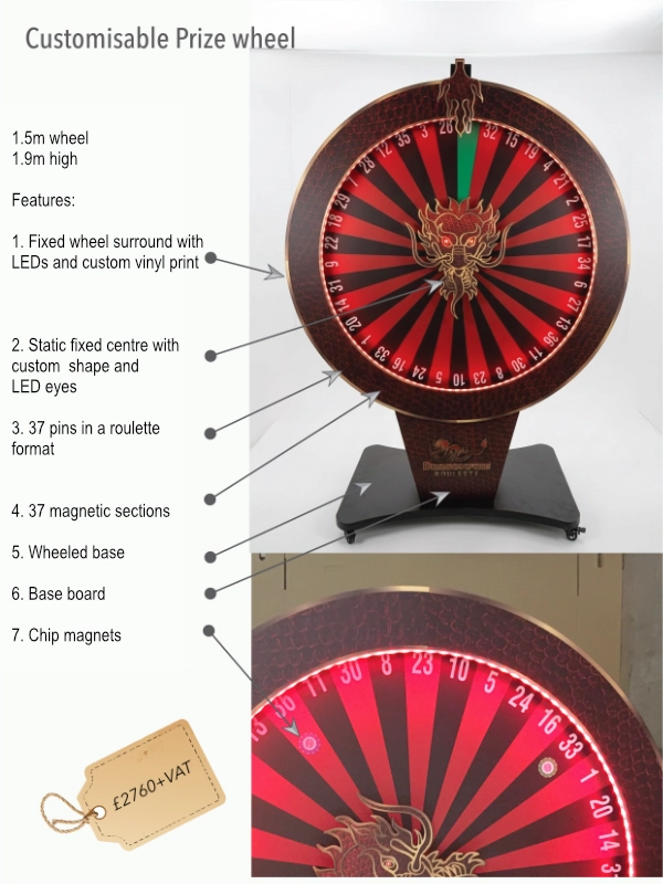 Custom Branded Prize Wheel 5