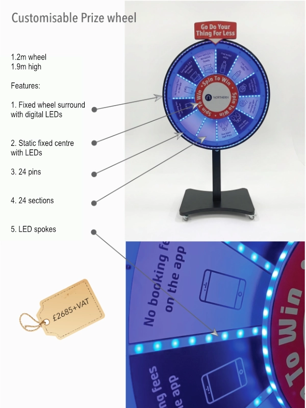 Custom Branded Prize Wheel 6