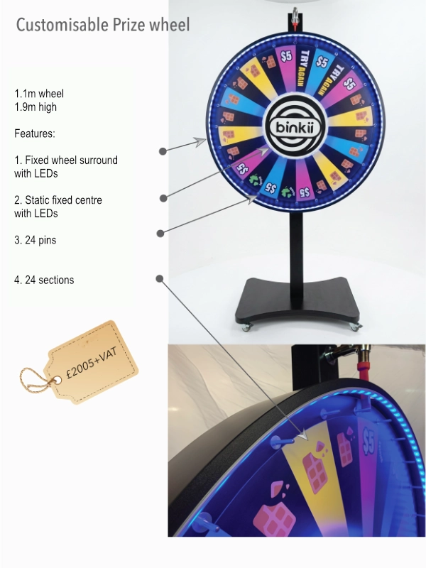 Custom Branded Prize Wheel 9